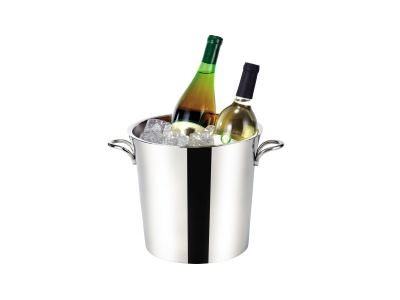 Double Wall Oval Shaped Wine Cooler for 2 Bottles