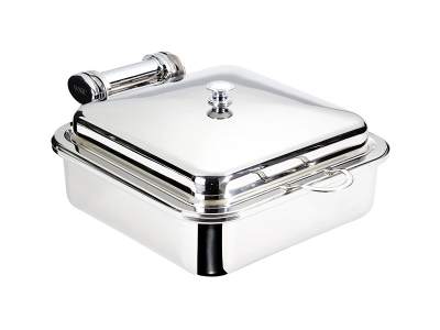Square Induction Chafer - stainless steel insert