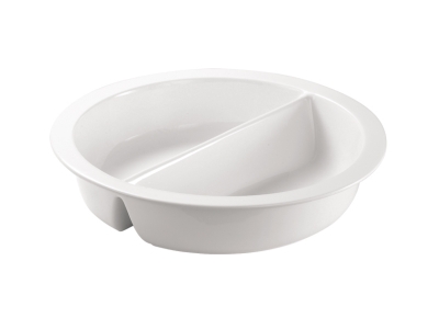 Porcelain Round Insert with Divider