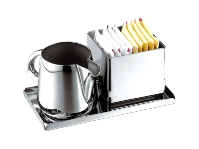 Milk Jug and Sugar Bags Holder Set