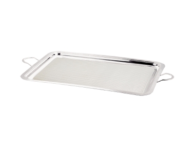 Rectangular Service Tray with Handle - surface with pattern