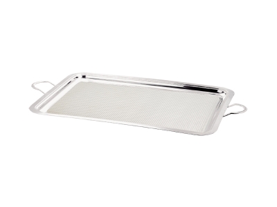 Rectangular Service Tray with Handle - surface with pattern